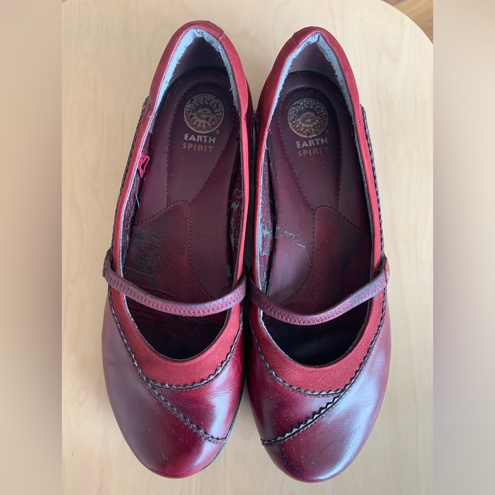 Earth Spirit Mary Jane flat shoes, Size EU 41